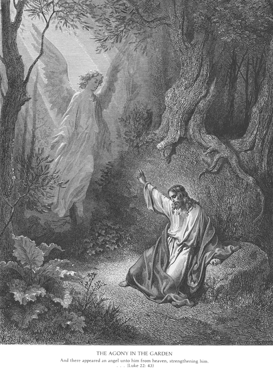 Явление ангела Иисусу в саду