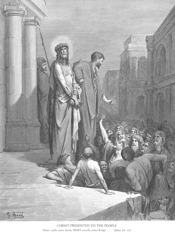 Пилат выводит Иисуса к народу