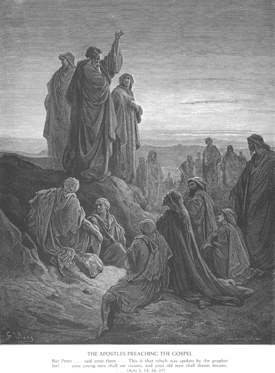 Апостолы, проповедующие Евангелие